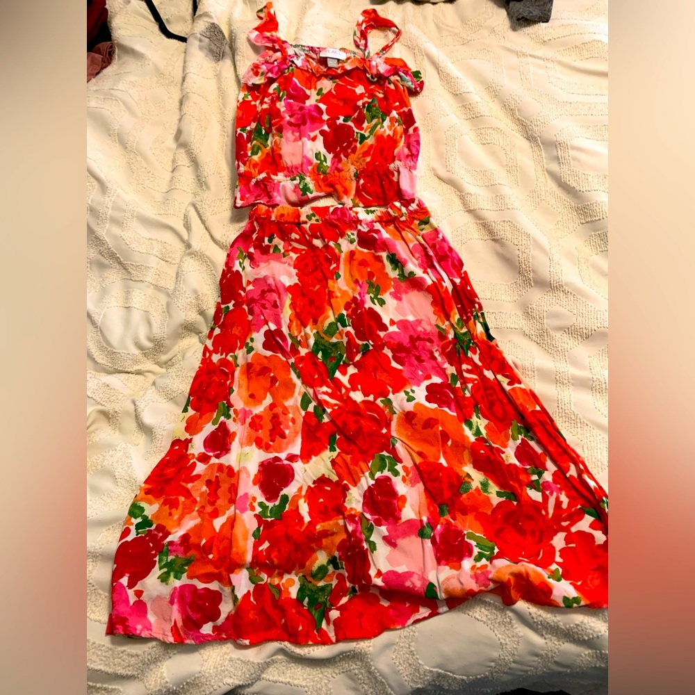 Children’s Place coordinated Tank and skirt. Size 10/12 girls